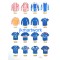 Oldham Athletic FC Retro Art Football Shirts T-Shirt
